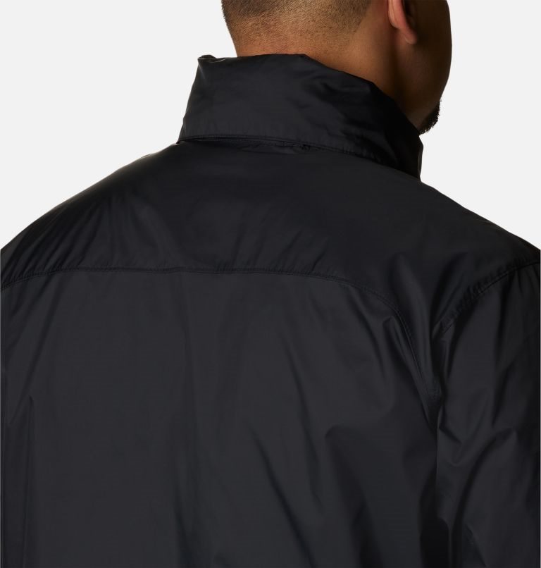 Men's Columbia Glennaker Lake Rain Jackets Black | Plus Size CA-K304A